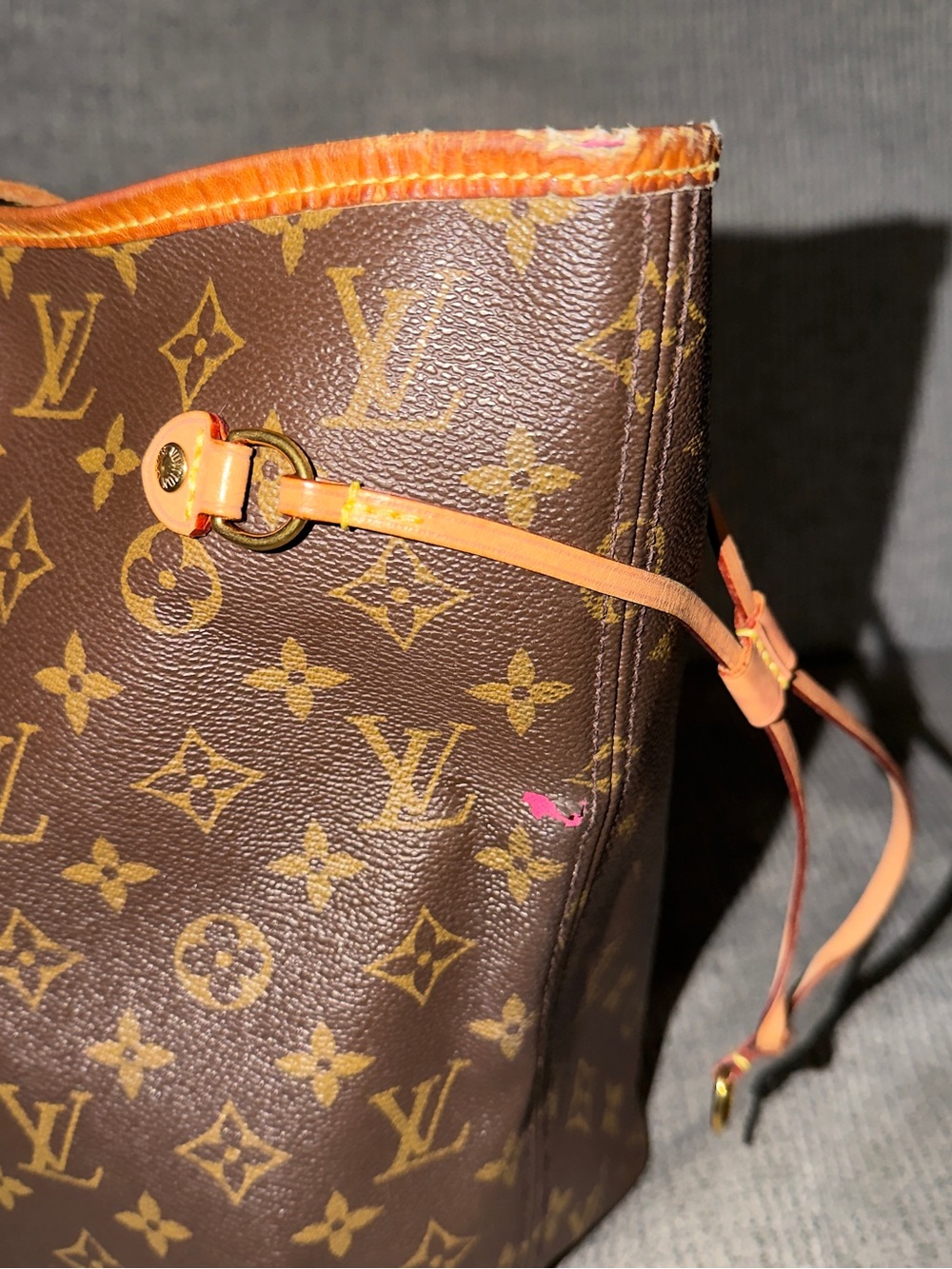 Louis Vuitton Monogram Canvas Tote in Brown - Picture 8 of 11